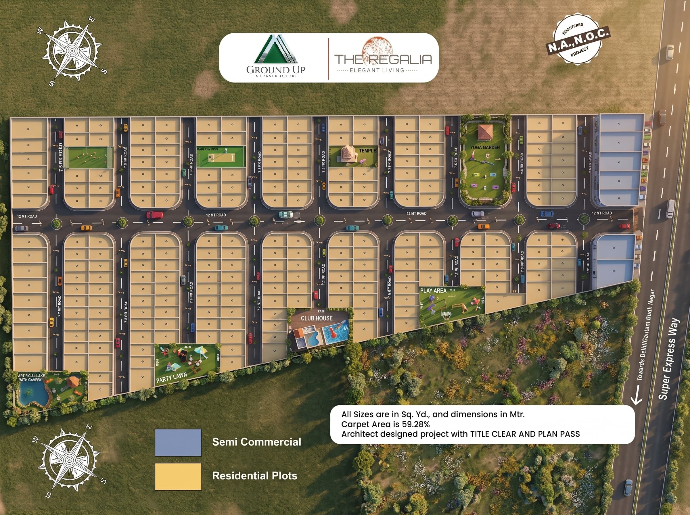 The Regalia master plan layout
